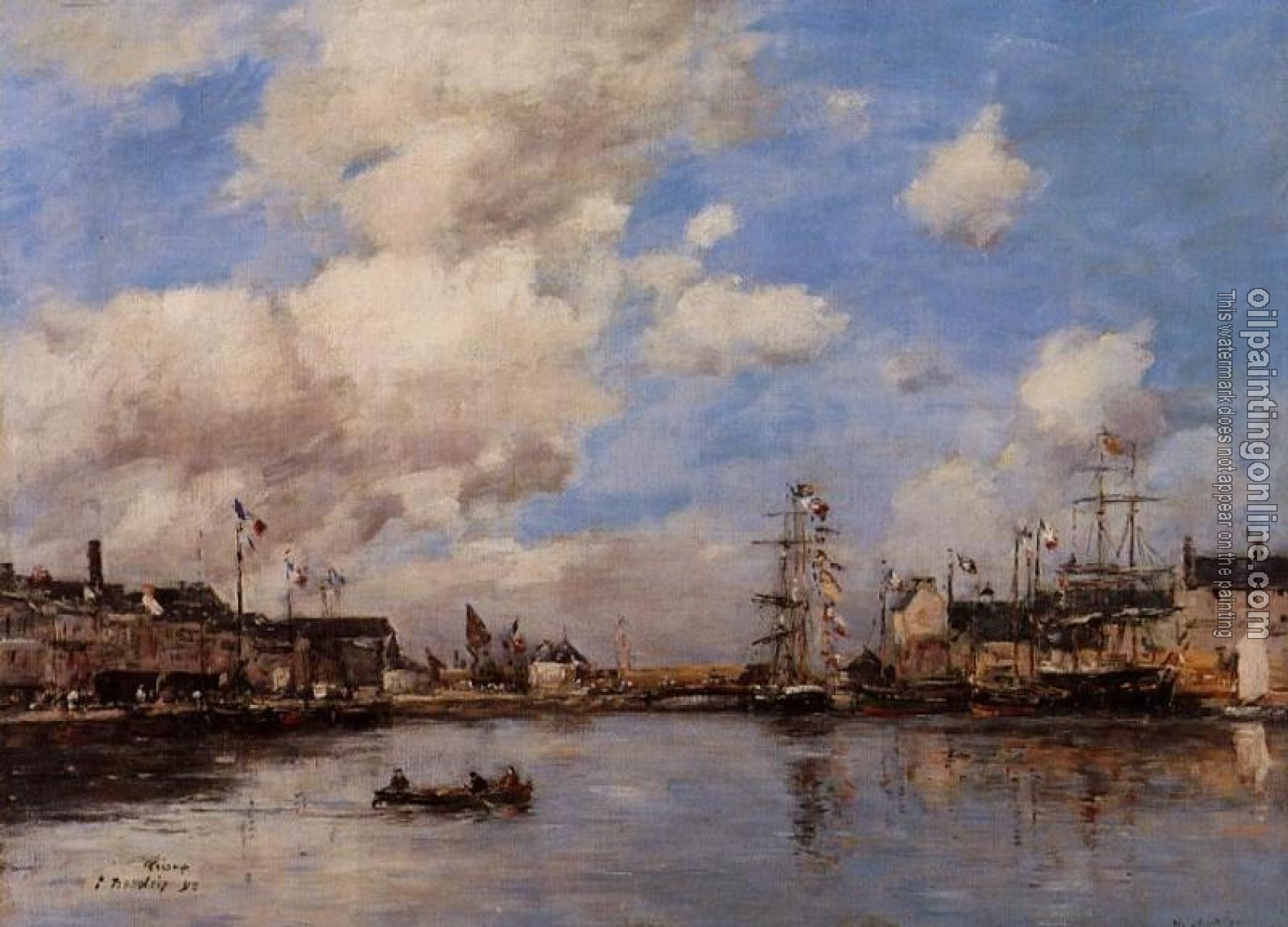 Boudin, Eugene - Fecamp, the Basin